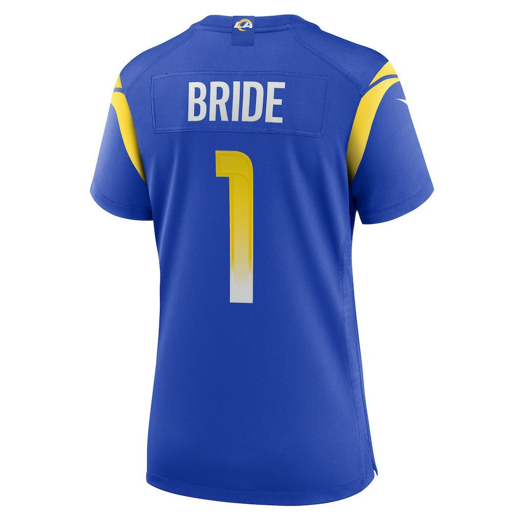 Number 1 Bride Los Angeles Rams Women's Game Jersey - Royal | Nike on sale