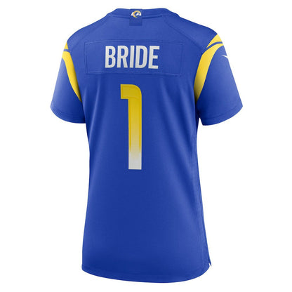 Number 1 Bride Los Angeles Rams Women's Game Jersey - Royal | Nike on sale