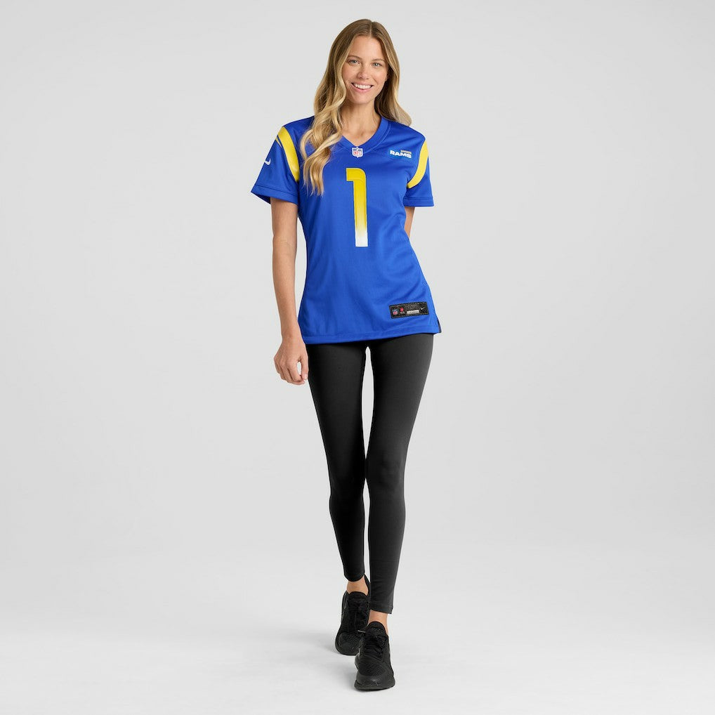 Number 1 Bride Los Angeles Rams Women's Game Jersey - Royal | Nike on sale