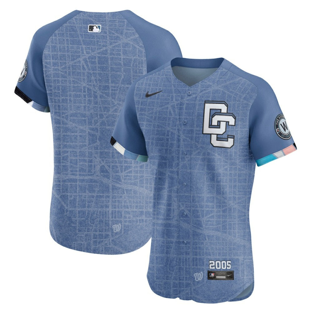Washington Nationals 2025 City Connect Elite Jersey - Blue | Nike