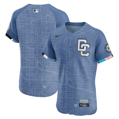 Washington Nationals 2025 City Connect Elite Jersey - Blue | Nike