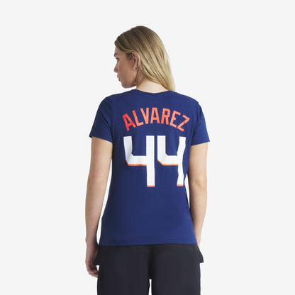 Yordan Alvarez Houston Astros Women's 2025 City Connect Fuse Name & Number T-Shirt - Navy | Nike