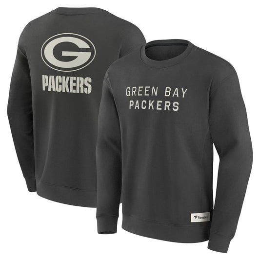 Green Bay Packers Elements Future Ground Lettering Pullover Sweatshirt - Charcoal discount