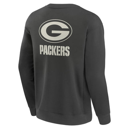 Green Bay Packers Elements Future Ground Lettering Pullover Sweatshirt - Charcoal discount