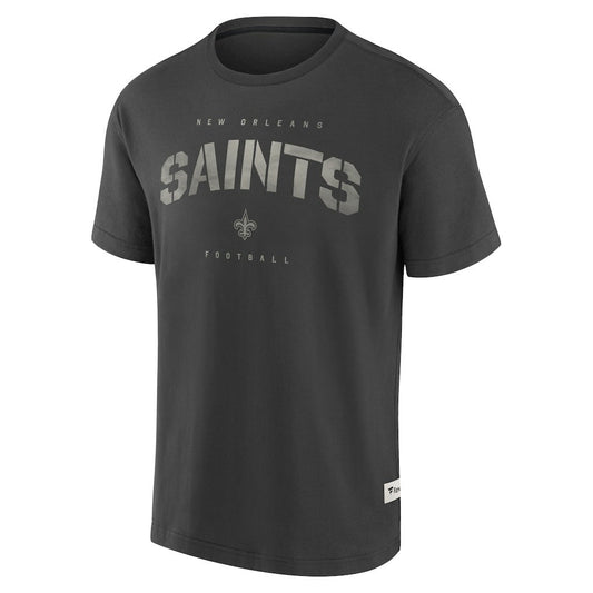 New Orleans Saints Elements Weathered Tonal Future Ground T-Shirt - Charcoal discount