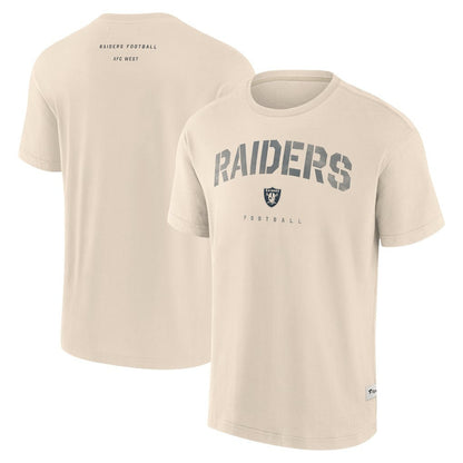Las Vegas Raiders Elements Weathered Tonal Future Ground T-Shirt - Cream for sale