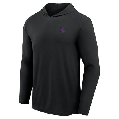 Minnesota Vikings Front Office Power Mono Long Sleeve Hoodie T-Shirt - Black sale