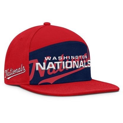 Washington Nationals Clubhouse Splitter Snapback Hat - Red/Navy