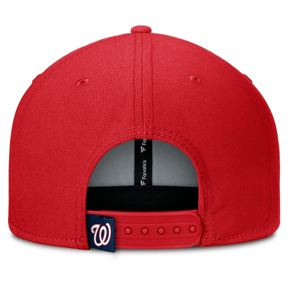 Washington Nationals Clubhouse Splitter Snapback Hat - Red/Navy
