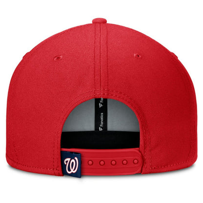 Washington Nationals Clubhouse Splitter Snapback Hat - Red/Navy