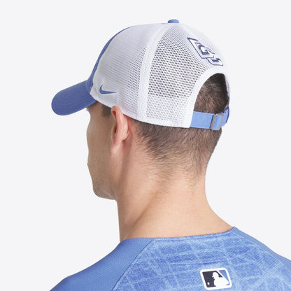 Washington Nationals Unisex 2025 City Connect Club Trucker Adjustable Hat - Blue/White | Nike