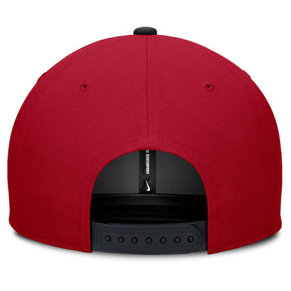 Washington Nationals Pro Performance Snapback Hat - Red/Navy | Nike