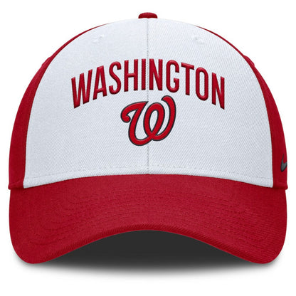 Washington Nationals Club Performance Adjustable Hat - White/Red | Nike