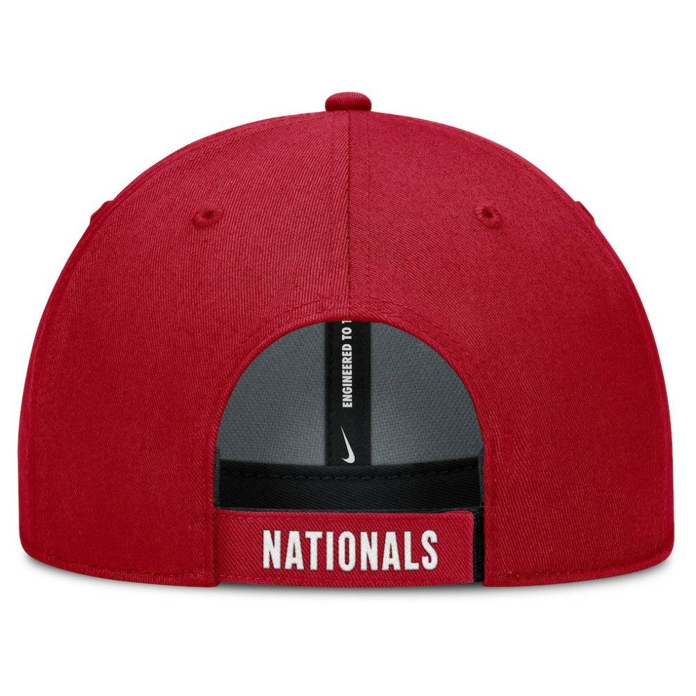 Washington Nationals Club Performance Adjustable Hat - White/Red | Nike