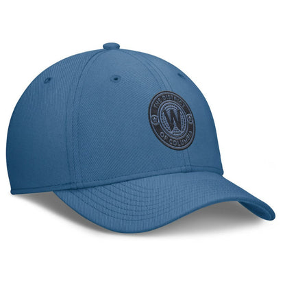 Washington Nationals 2025 City Connect Rise Swoosh Performance Flex Hat - Blue | Nike
