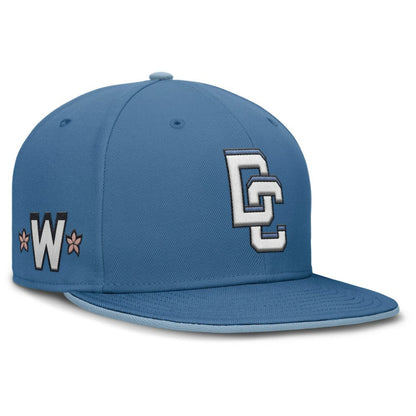 Washington Nationals 2025 City Connect True Performance Fitted Hat - Blue | Nike