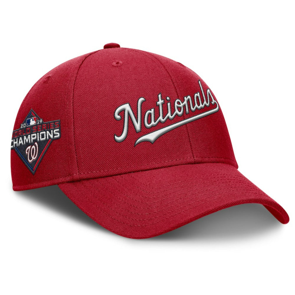 Washington Nationals Rise Gaberdine Adjustable Hat - Red | Nike