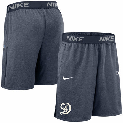 Los Angeles Dodgers Authentic Collection City Connect Performance Knit Shorts - Navy | Nike