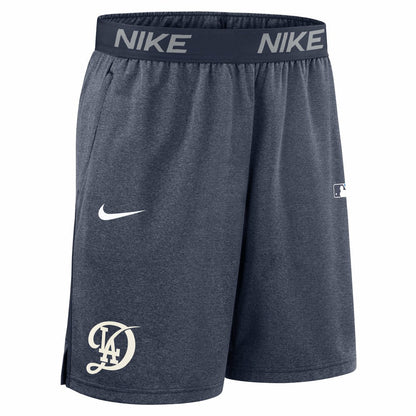 Los Angeles Dodgers Authentic Collection City Connect Performance Knit Shorts - Navy | Nike