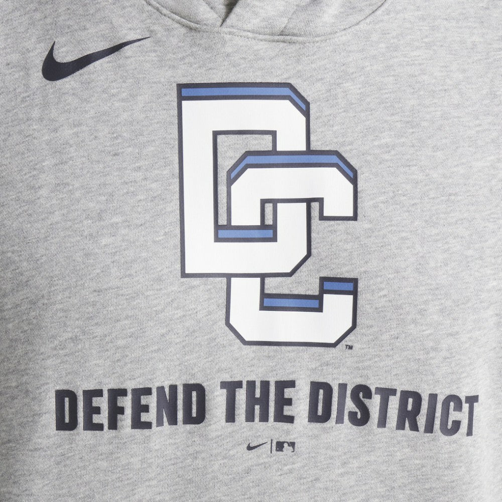 Washington Nationals 2025 City Connect French Terry Club Pullover Hoodie - Heather Gray | Nike