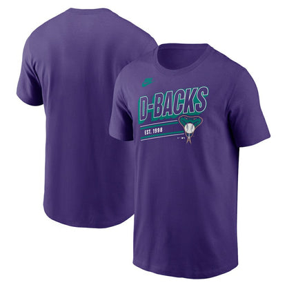 Arizona Diamondbacks Cooperstown Collection Retro T-Shirt - Purple | Nike