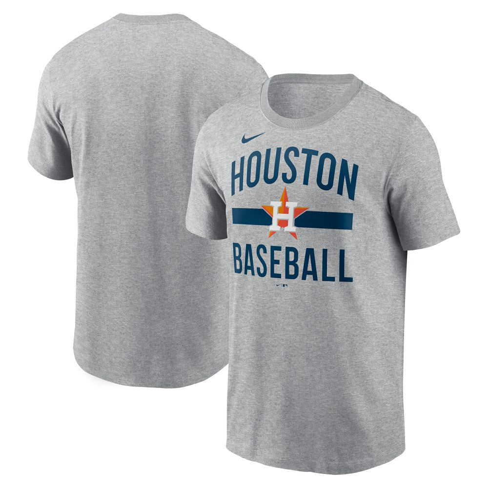 Houston Astros  Arched T-Shirt - Heather Gray | Nike