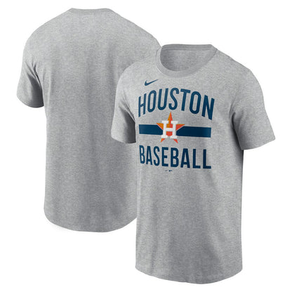 Houston Astros  Arched T-Shirt - Heather Gray | Nike
