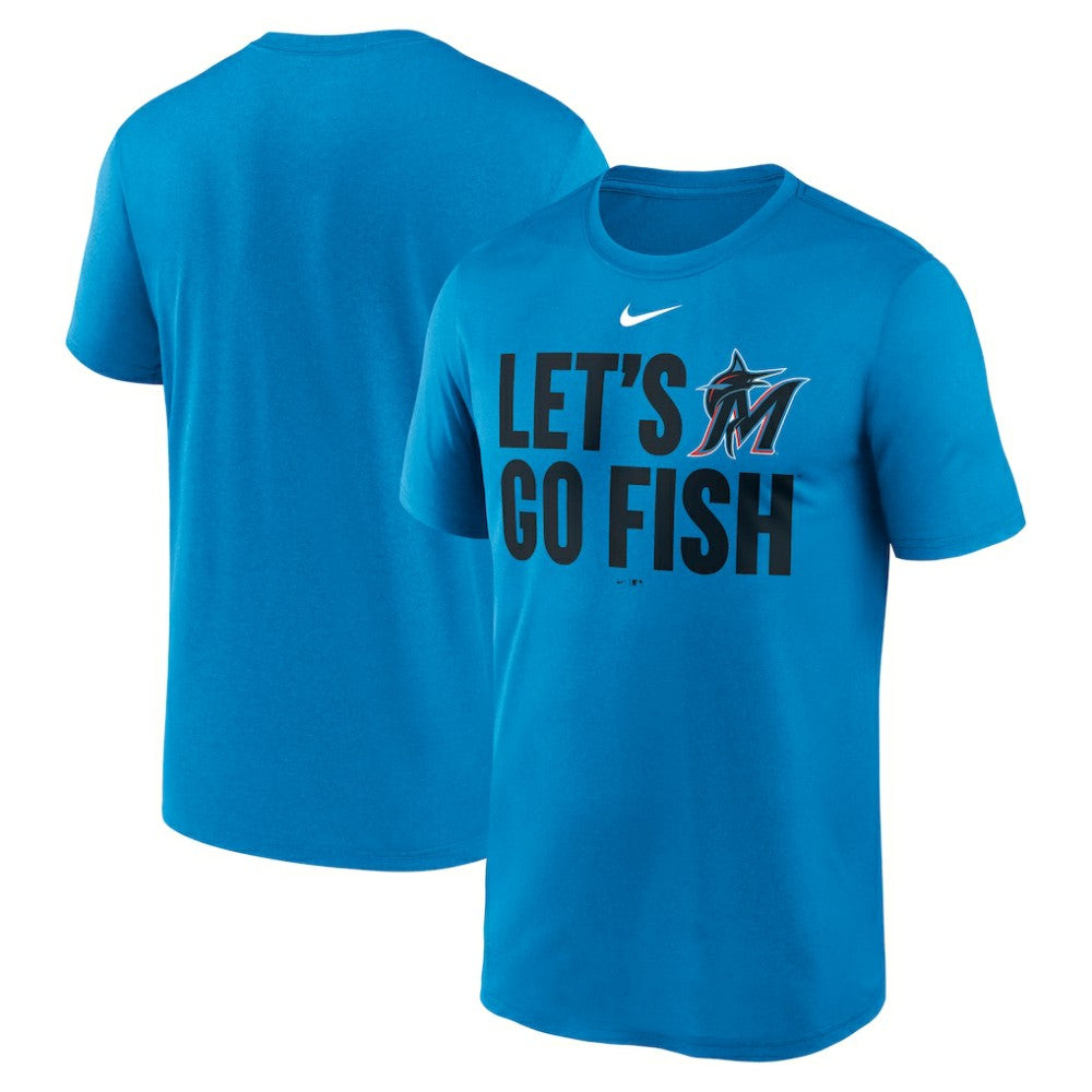 Miami Marlins Local Legend Performance T-Shirt - Blue | Nike