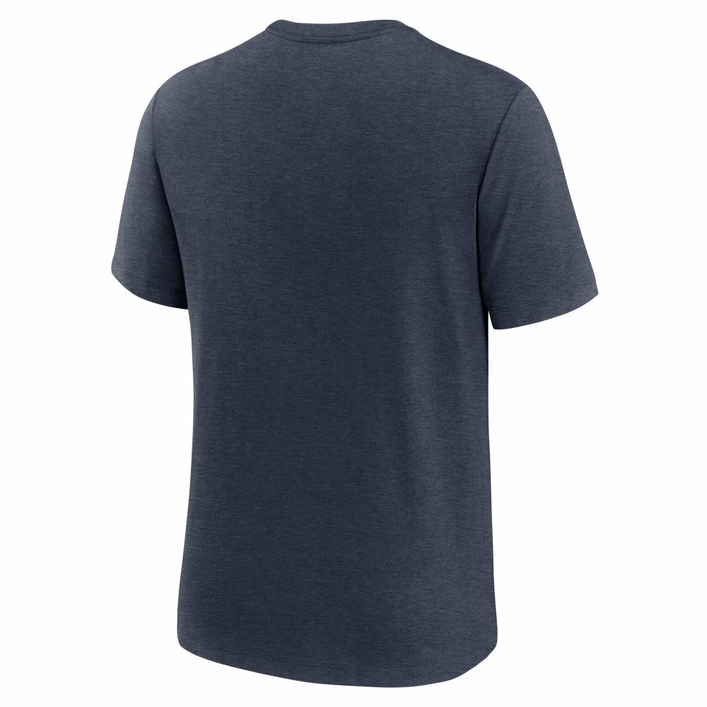 Houston Astros Logo Tri-Blend T-Shirt - Heather Navy | Nike
