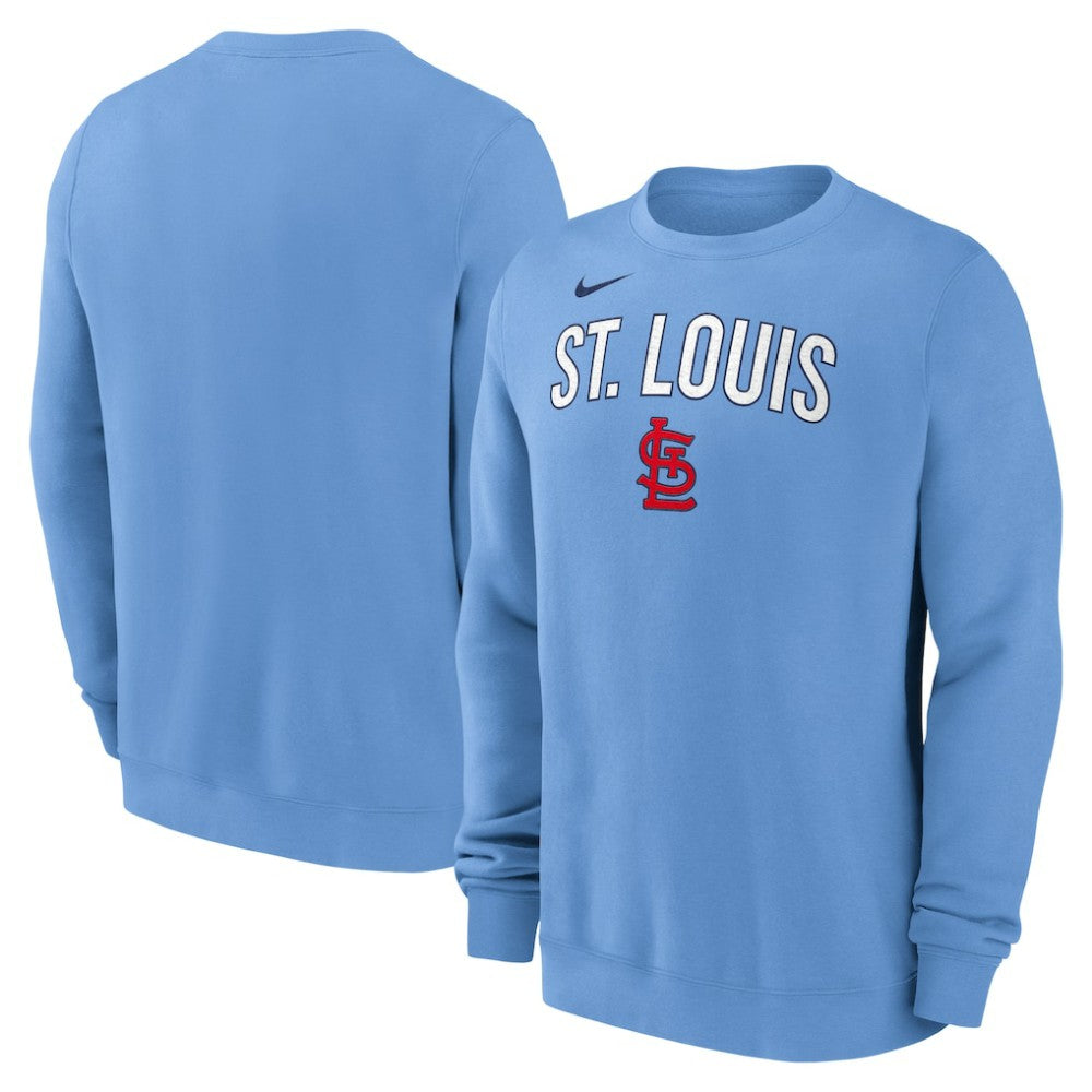 St. Louis Cardinals Sweatshirt - Light Blue | Nike
