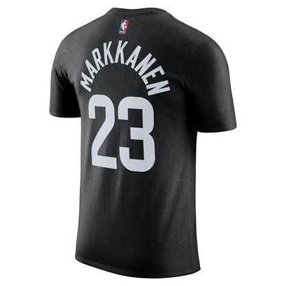 Lauri Markkanen Utah Jazz Jordan Brand Statement Edition Name & Number T-Shirt - Black shop
