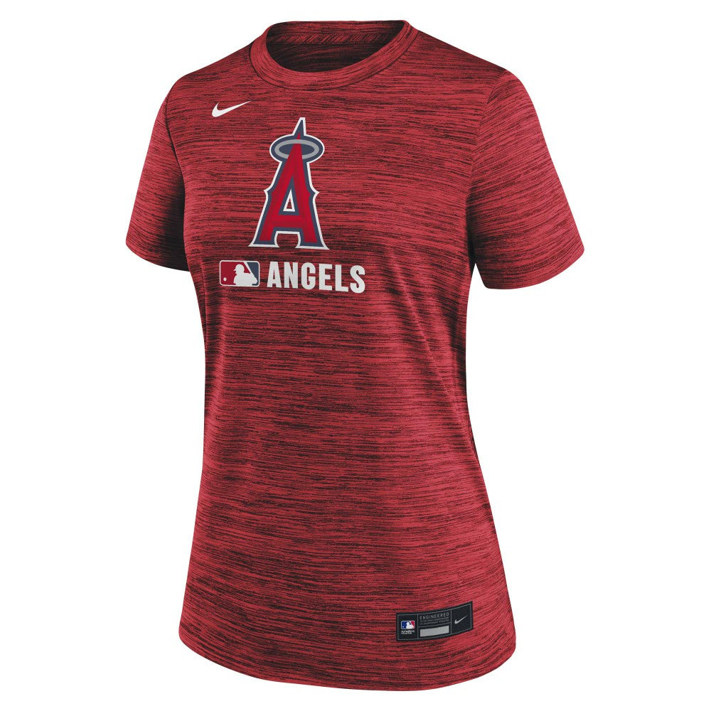 Los Angeles Angels Women's Authentic Collection Velocity Dri-FIT T-Shirt - Red | Nike