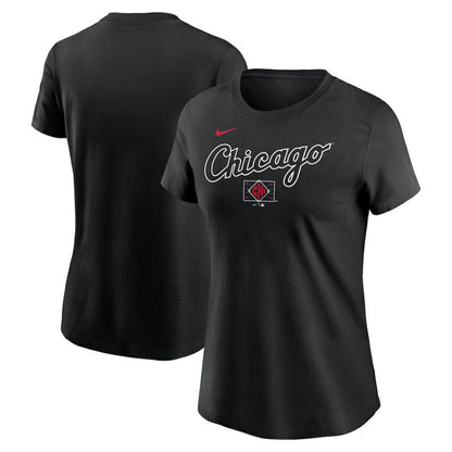 Chicago White Sox Women's 2025 City Connect Wordmark T-Shirt - Black | Nike