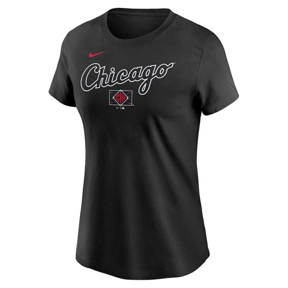 Chicago White Sox Women's 2025 City Connect Wordmark T-Shirt - Black | Nike