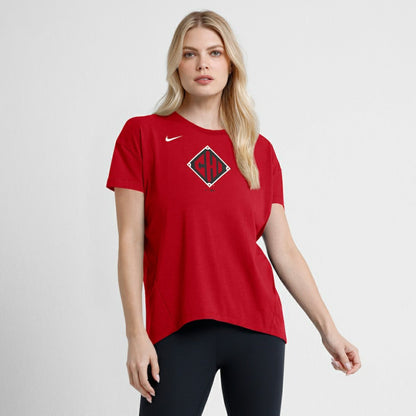 Chicago White Sox Women's 2025 City Connect Flowy Fashion Tri-Blend Dri-FIT T-Shirt - Red | Nike