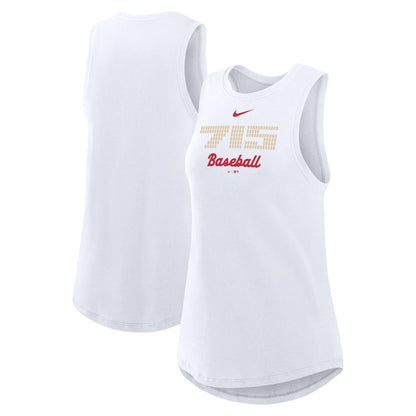 Atlanta Braves Women's City Connect Tricode High Neck Dri-FIT Tank Top - White | Nike