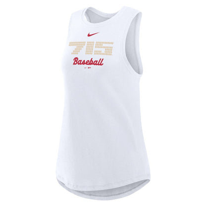 Atlanta Braves Women's City Connect Tricode High Neck Dri-FIT Tank Top - White | Nike