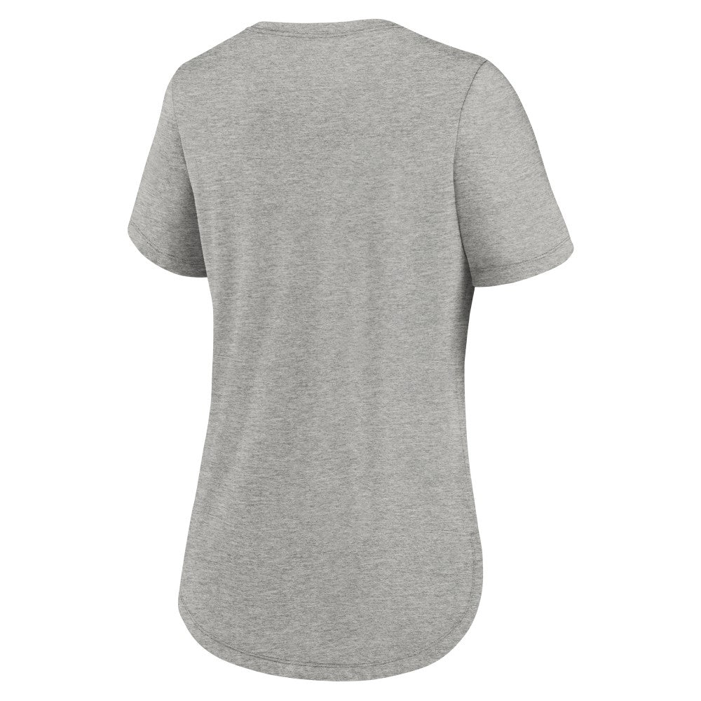 Houston Astros Women's Script Tri-Blend T-Shirt - Heather Gray | Nike