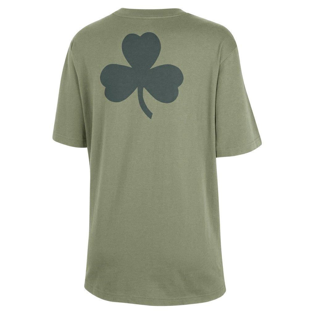 Boston Celtics Jordan Brand Women's Courtside Statement Edition Boyfriend T-Shirt - Green outlet
