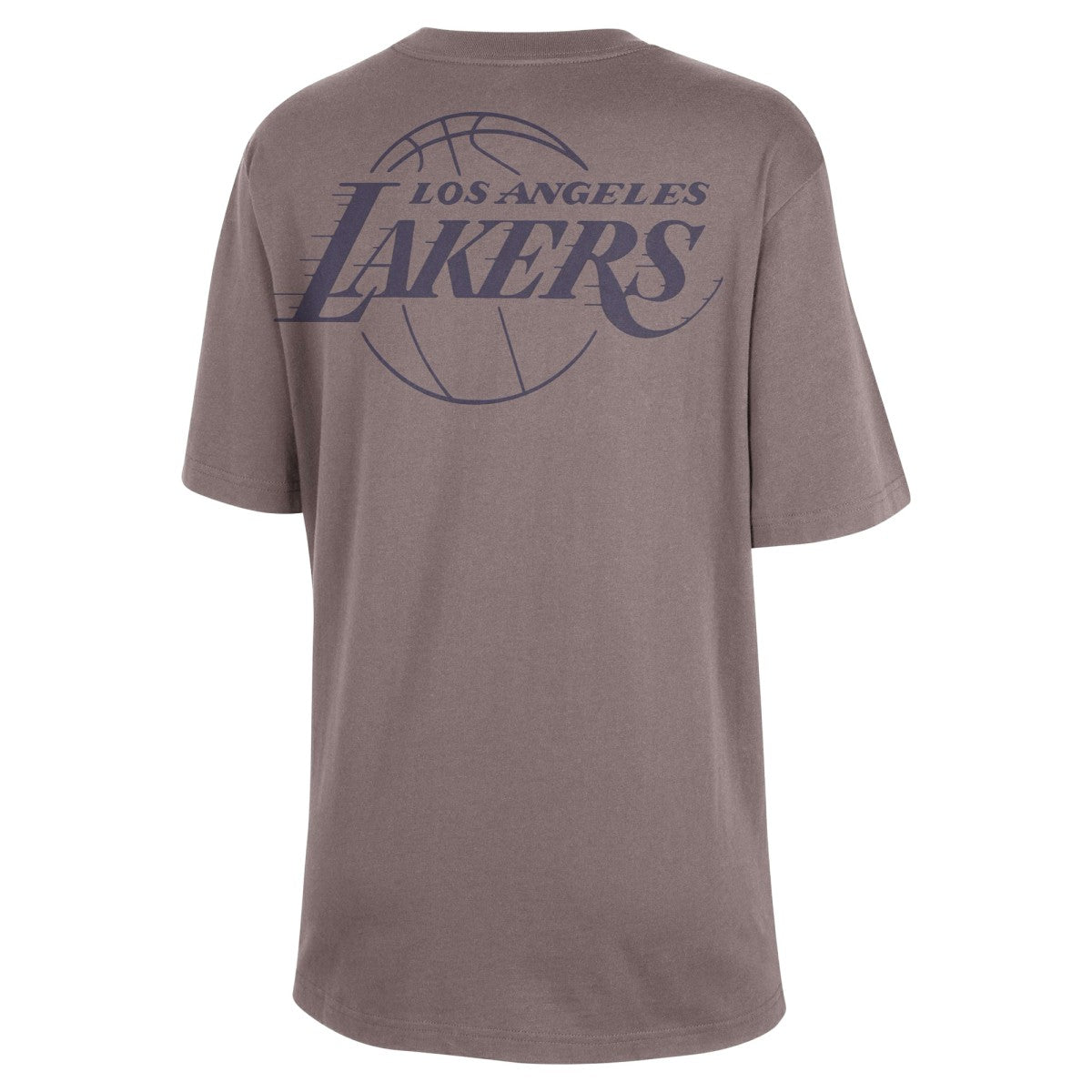 Los Angeles Lakers Jordan Brand Women's Courtside Statement Edition Boyfriend T-Shirt - Charcoal discount