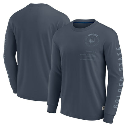 Golden State Warriors Elements Future Ground Tonal Info Long Sleeve T-Shirt sale - Blue | Fanatics discount