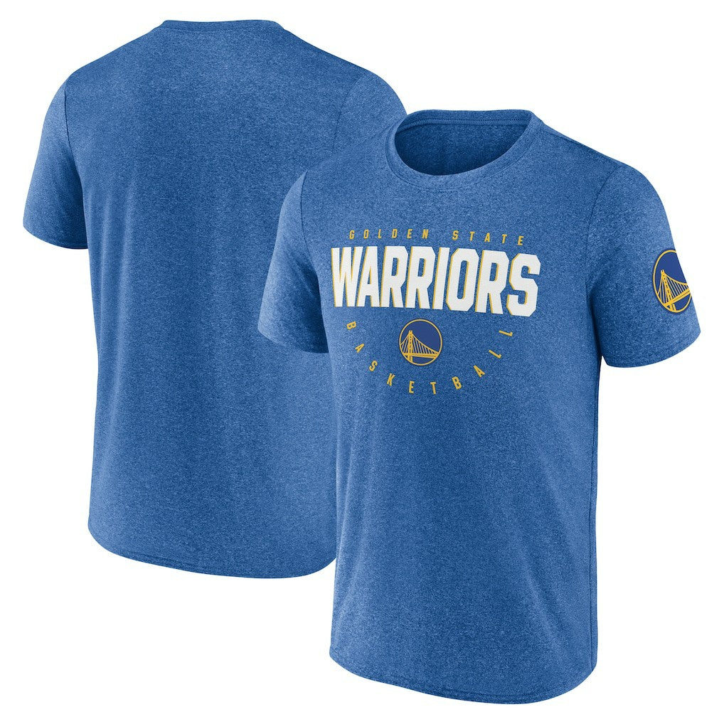 Golden State Warriors Logo Athletic Block Practice Performance T-Shirt sale - Heather Royal online