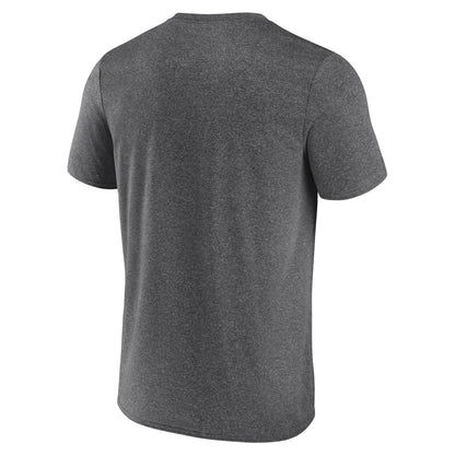Portland Trail Blazers Logo Athletic Block Practice Performance T-Shirt - Heather Charcoal shop