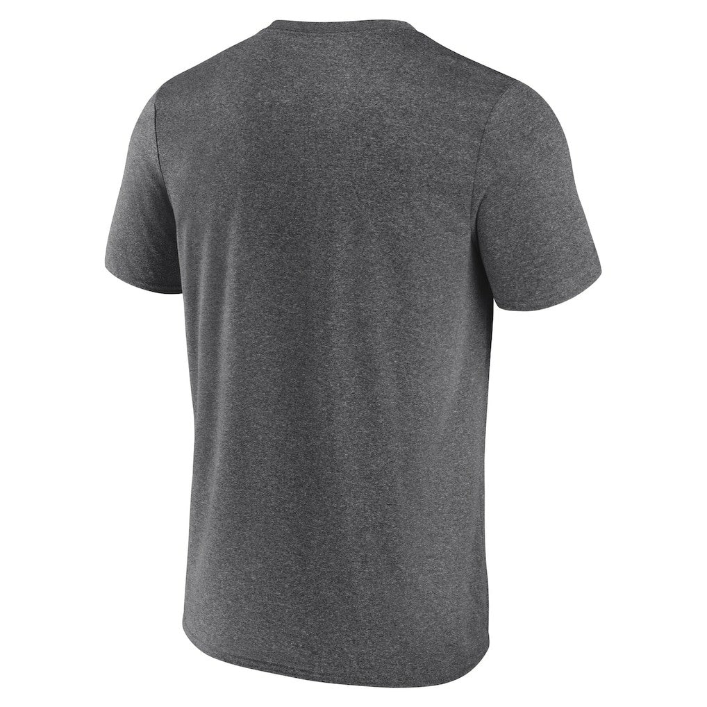 Charlotte Hornets Logo Athletic Block Practice Performance T-Shirt - Heather Charcoal outlet