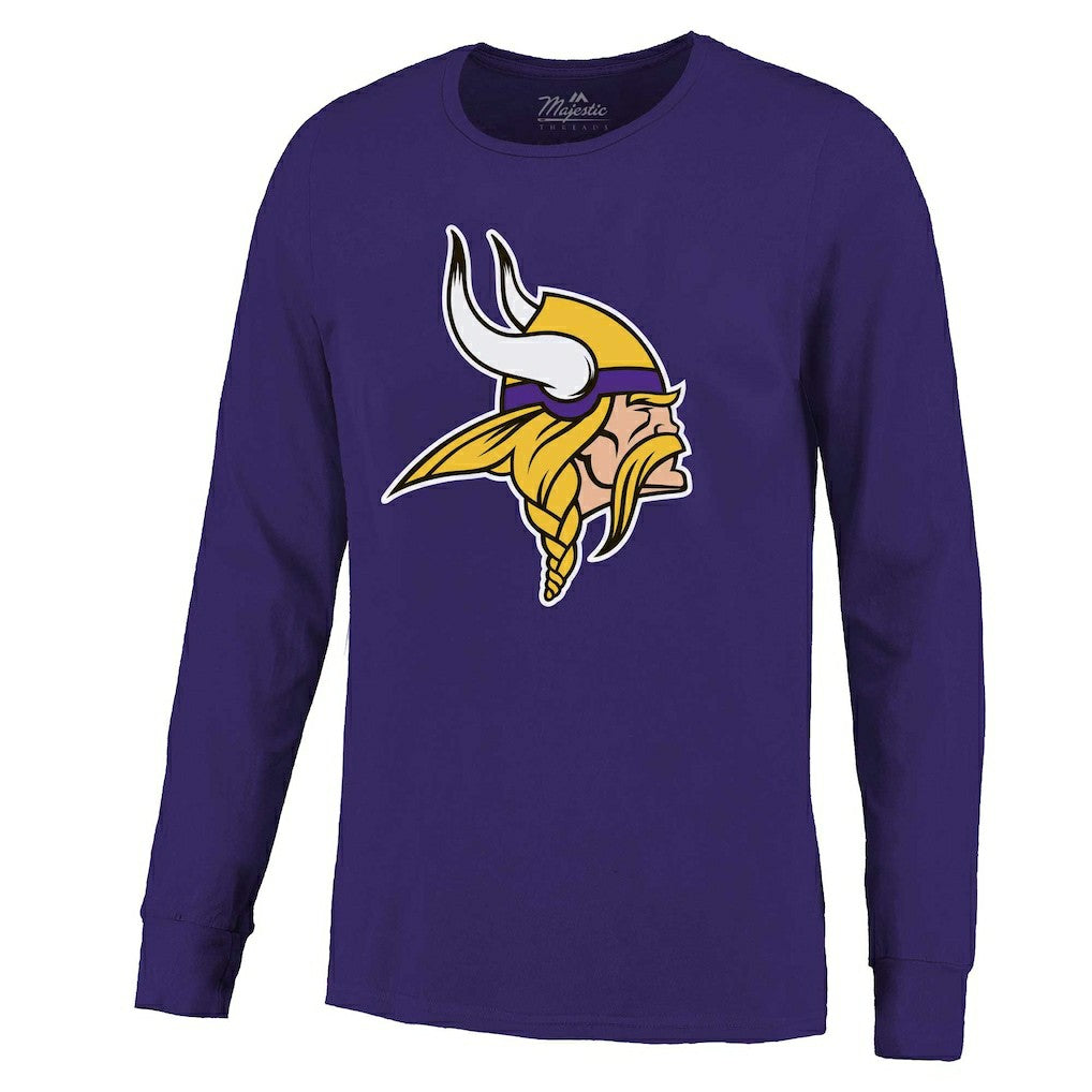 J.J. McCarthy Minnesota Vikings Majestic Threads Name & Number Long Sleeve T-Shirt - Purple discount