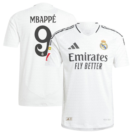 Kylian Mbappé Real Madrid 2024/25 Home Player Jersey - White | Adidas online