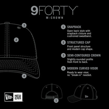 Washington Nationals 9FORTY M-Crown Adjustable Hat - Red | New Era