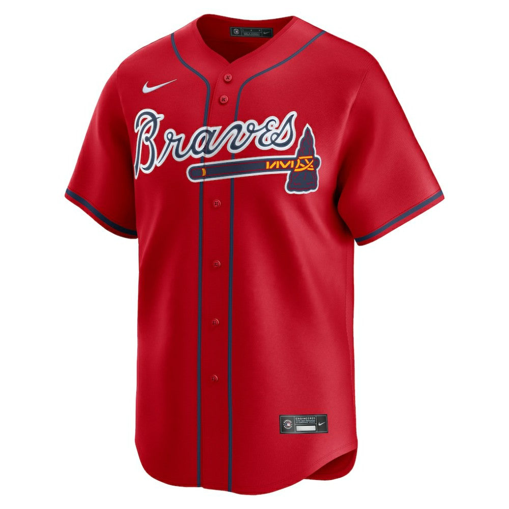 Atlanta Braves Alternate Limited Jersey - Red | Nike