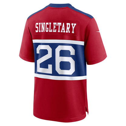 Devin Singletary New York Giants Alternate Player Game Jersey - Century Red | Nike on sale