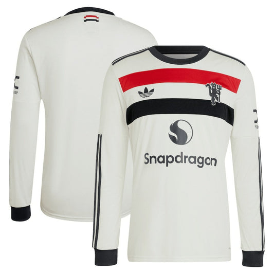 Manchester United Originals 2024/25 Third Replica Long Sleeve Jersey - Cream | Adidas discount